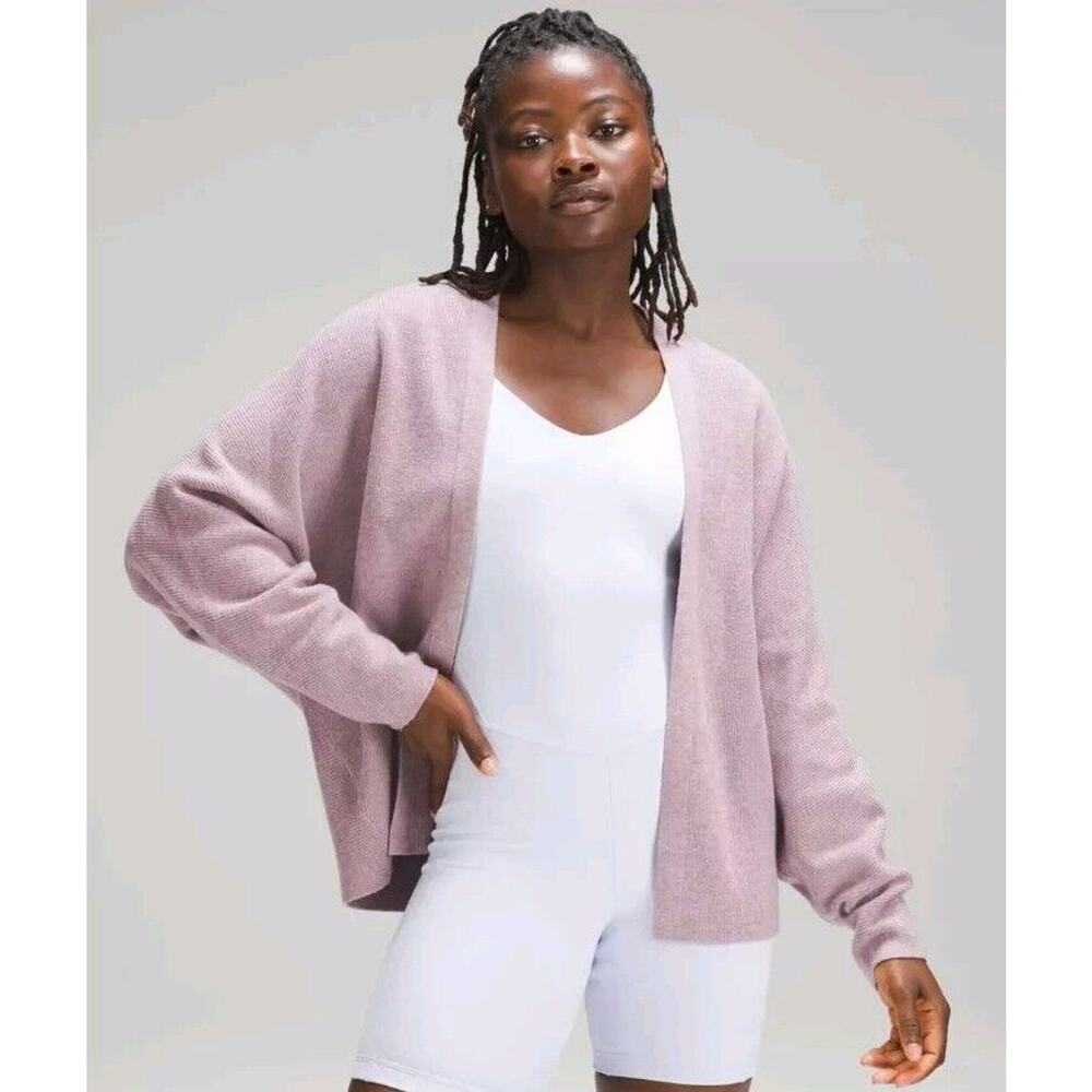 lululemon athletica Pink Crew Neck Sweater